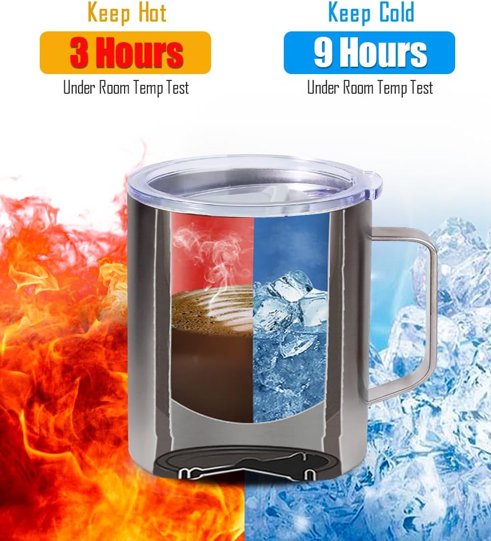 14 oz Insulated Travel Coffee Mug – Rose Gold