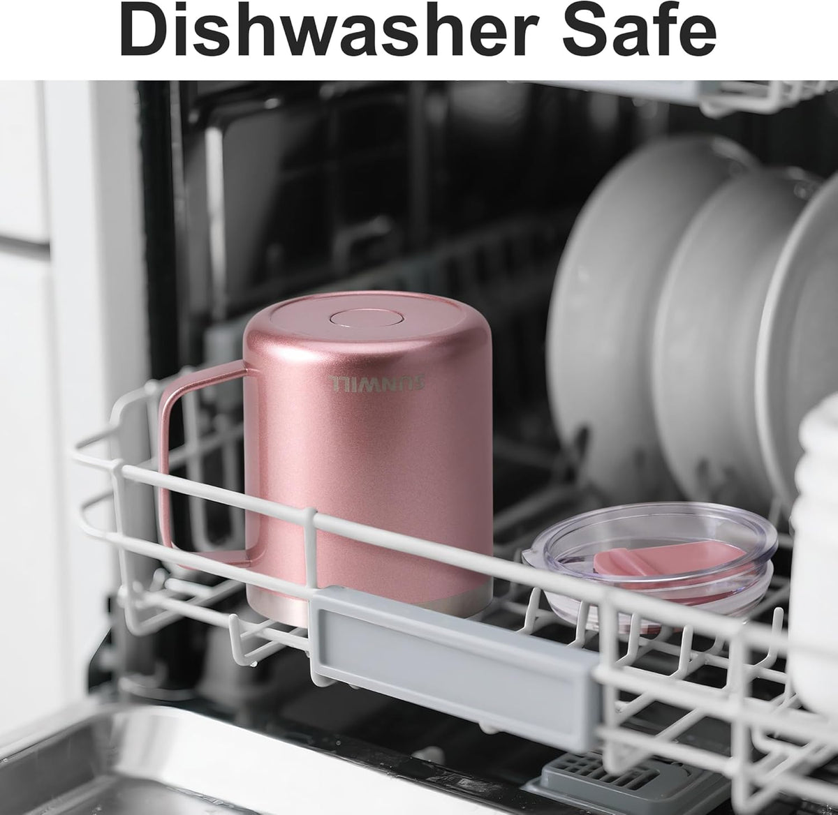 14 oz Insulated Travel Coffee Mug – Rose Gold