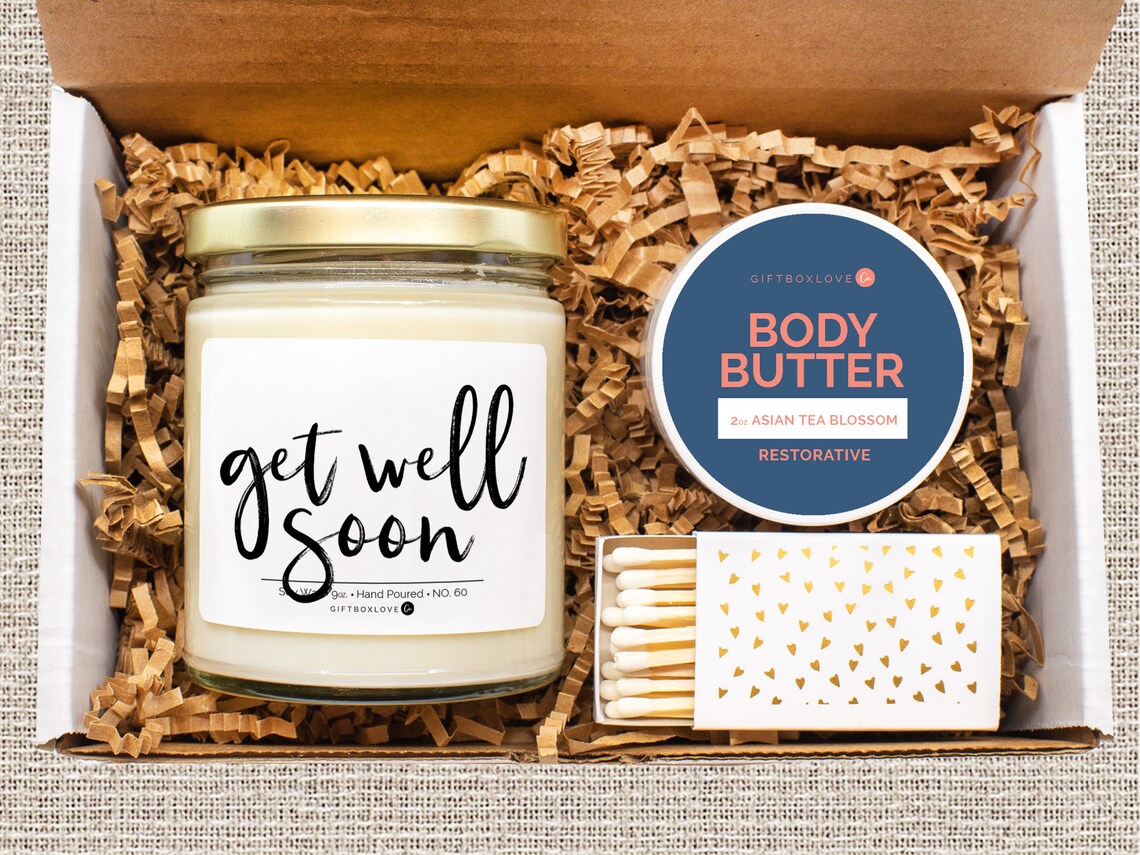 Get Well Soon Candle Gift Box