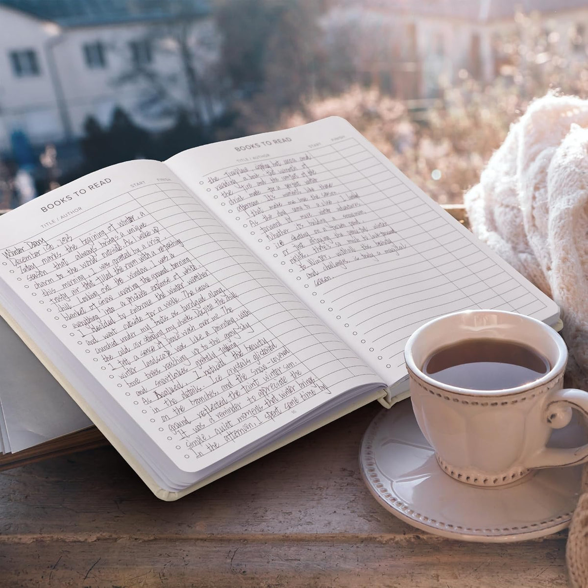 Beautiful Reading Journal for Book Lovers