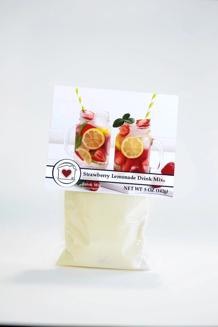 Gourmet Strawberry Lemonade Mix 2 Quarts