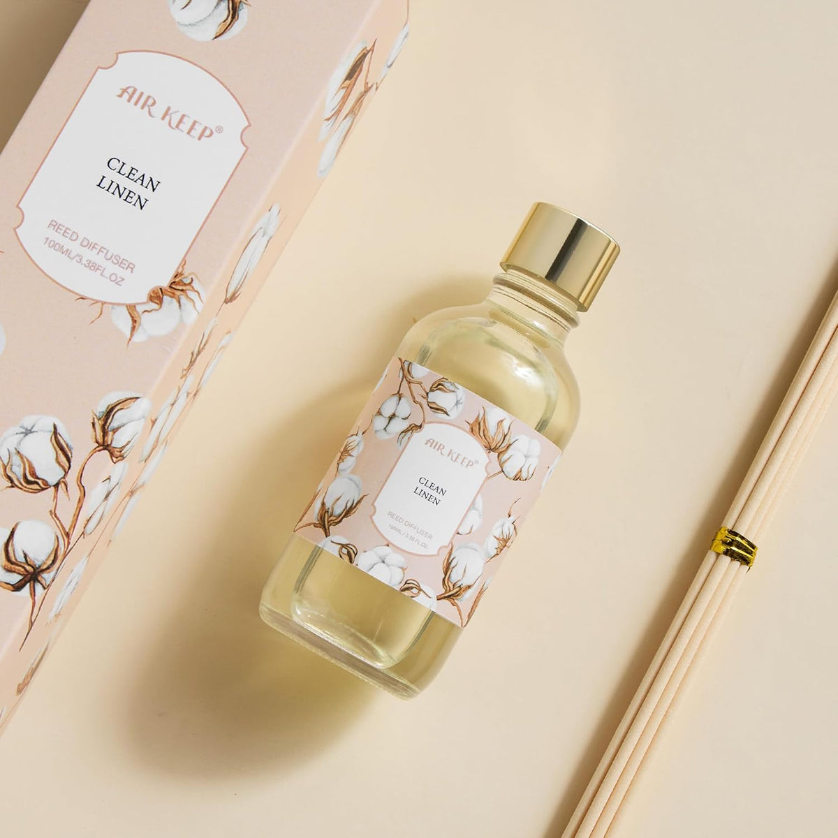 Clean Linen Reed Diffuser Oil Set