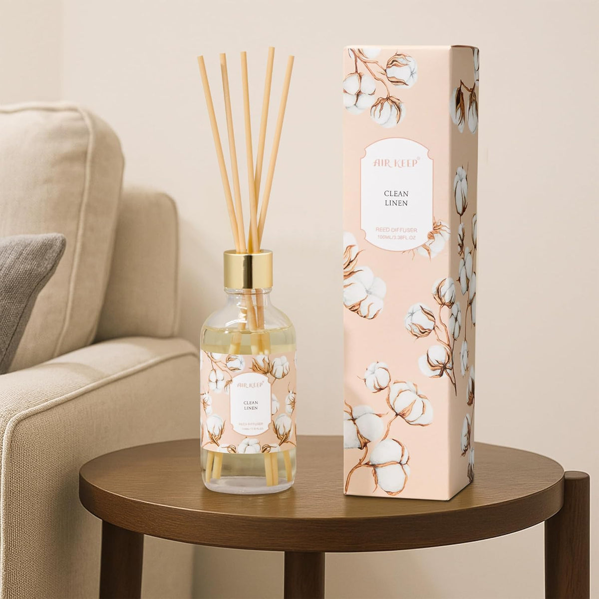 Clean Linen Reed Diffuser Oil Set