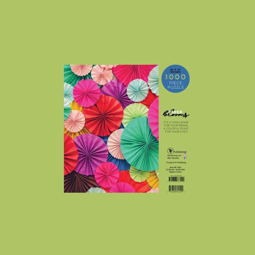 1000-Piece Paper Blooms Jigsaw Puzzle