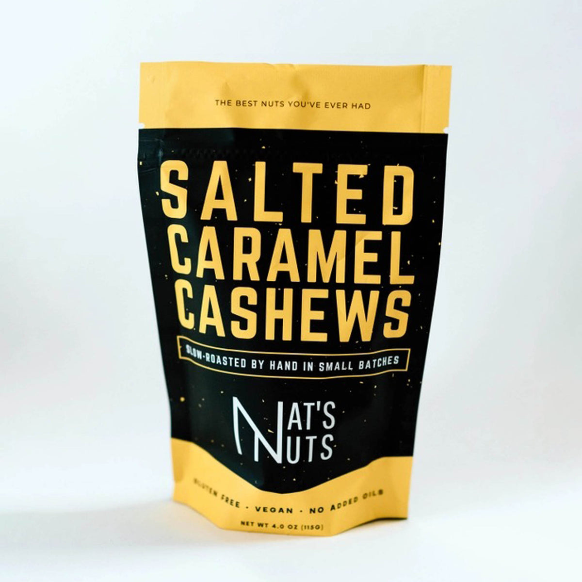 bag of salted caramel cashews