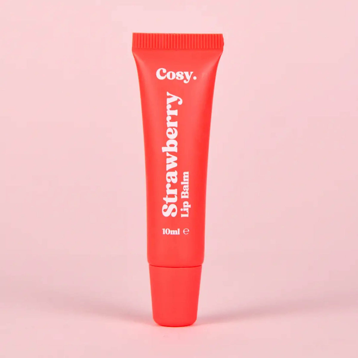strawberry lip balm tube 10 ml