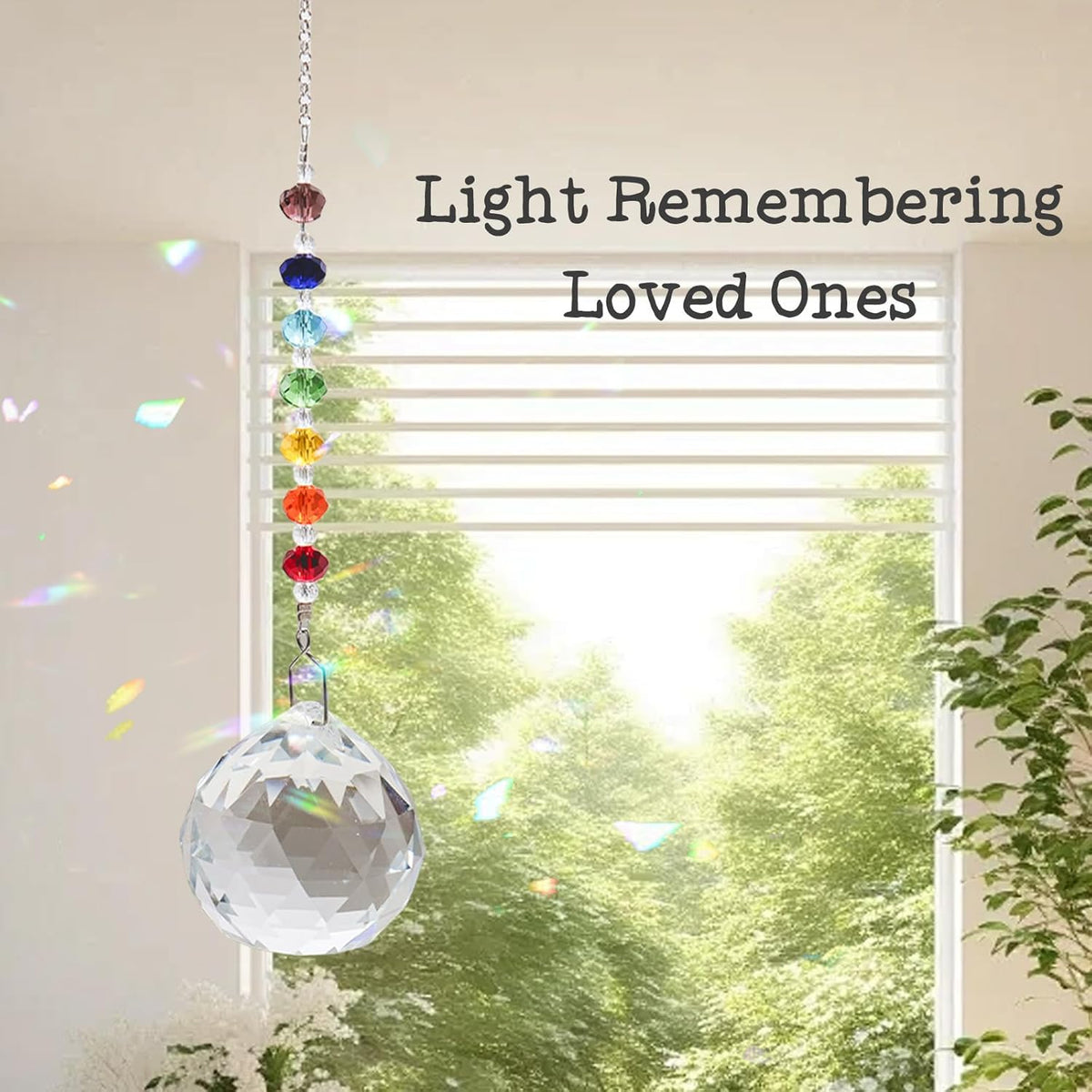 Crystal Sun Catcher Sympathy Gift