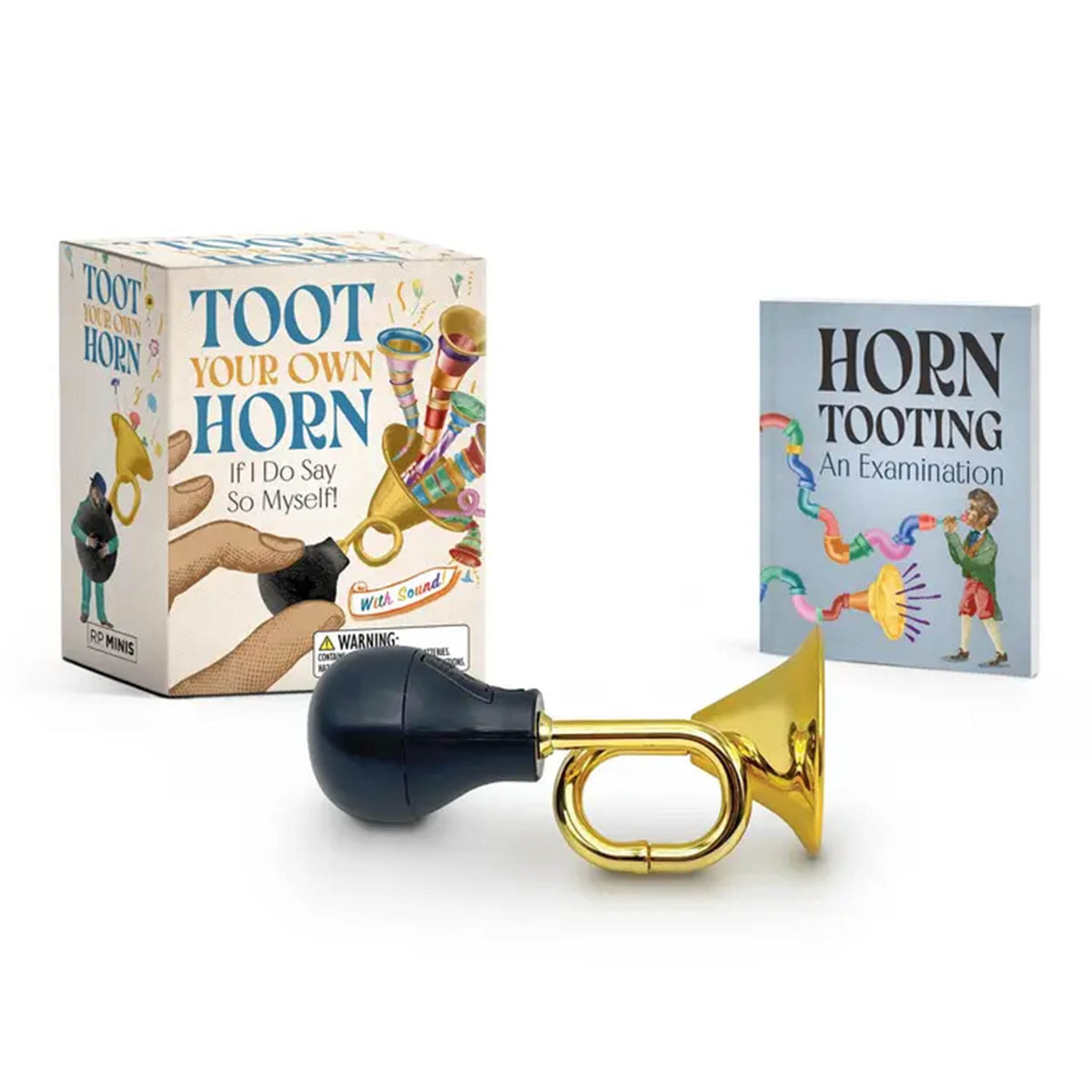 Toot Your Own Horn mini squeeze horn with booklet