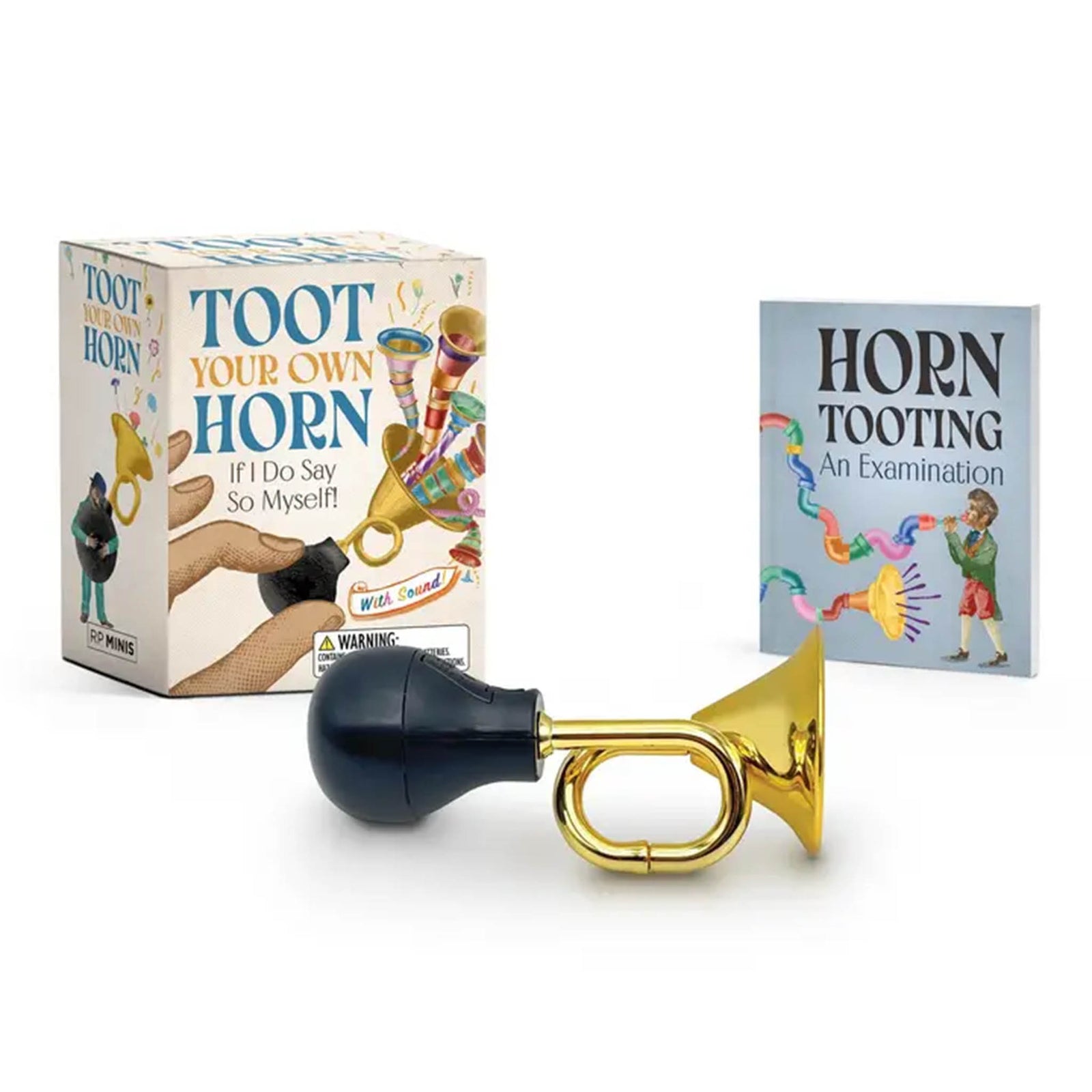 Toot Your Own Horn mini squeeze horn with booklet