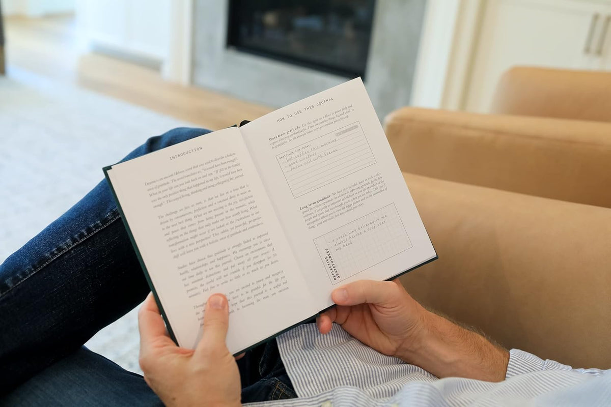 Gratitude Journal for Men – 5 Minute Daily Mindfulness Hardcover