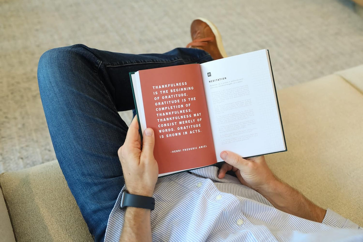 Gratitude Journal for Men – 5 Minute Daily Mindfulness Hardcover