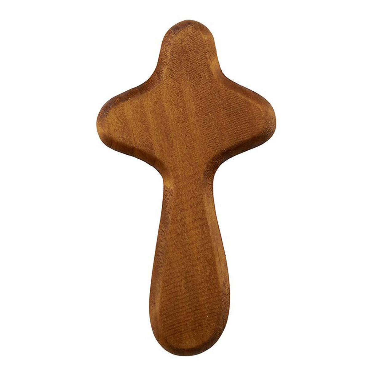 Wooden cross keepsake handheld smooth faith comfort gift