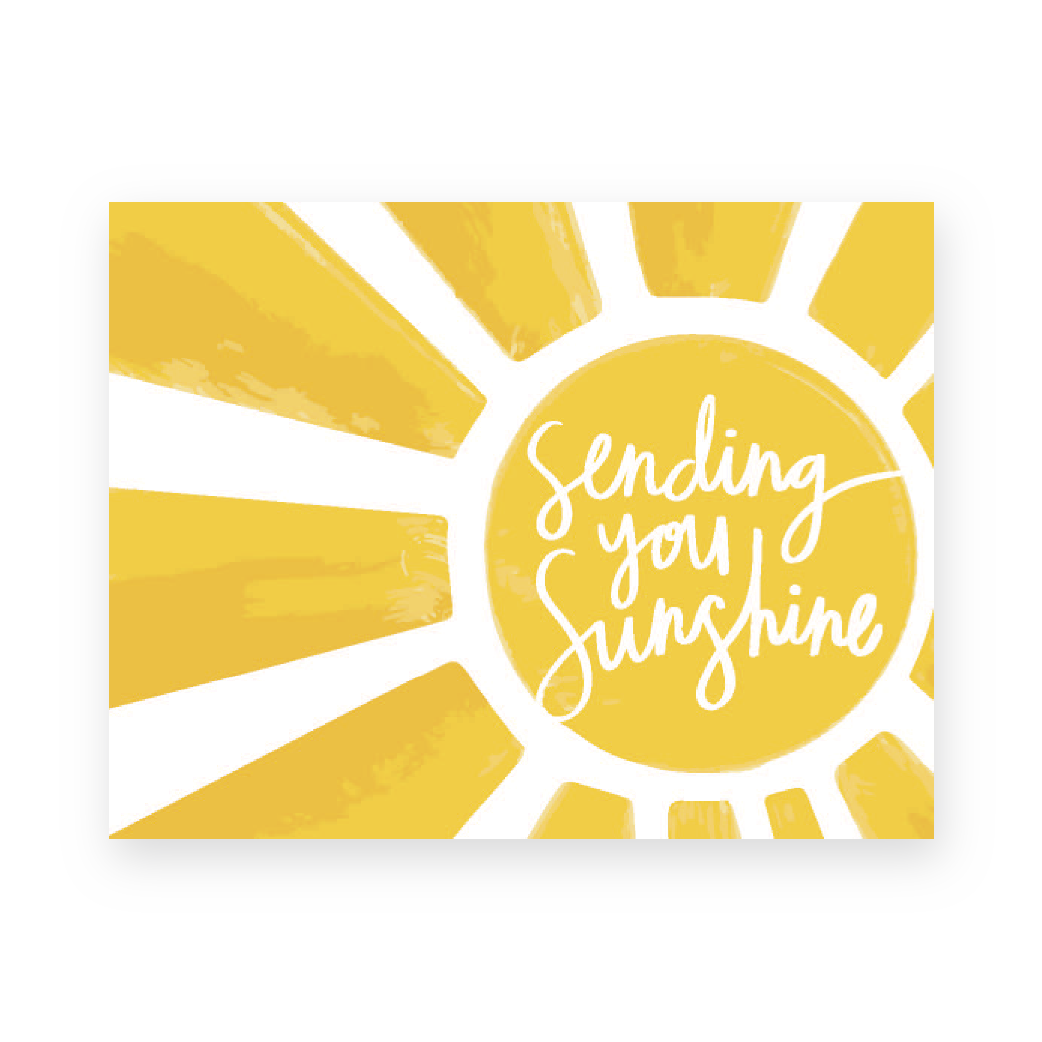 Sending Sunshine (Yellow)